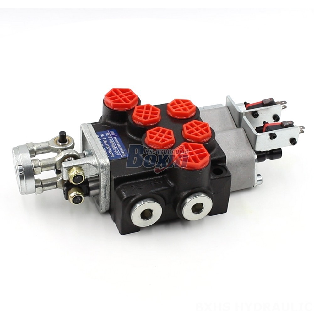 Unbeatable Prices: Factory Wholesale Pricing for P40 Micro Switch Joystick 2 Spool Monoblock Directional Valves main image
